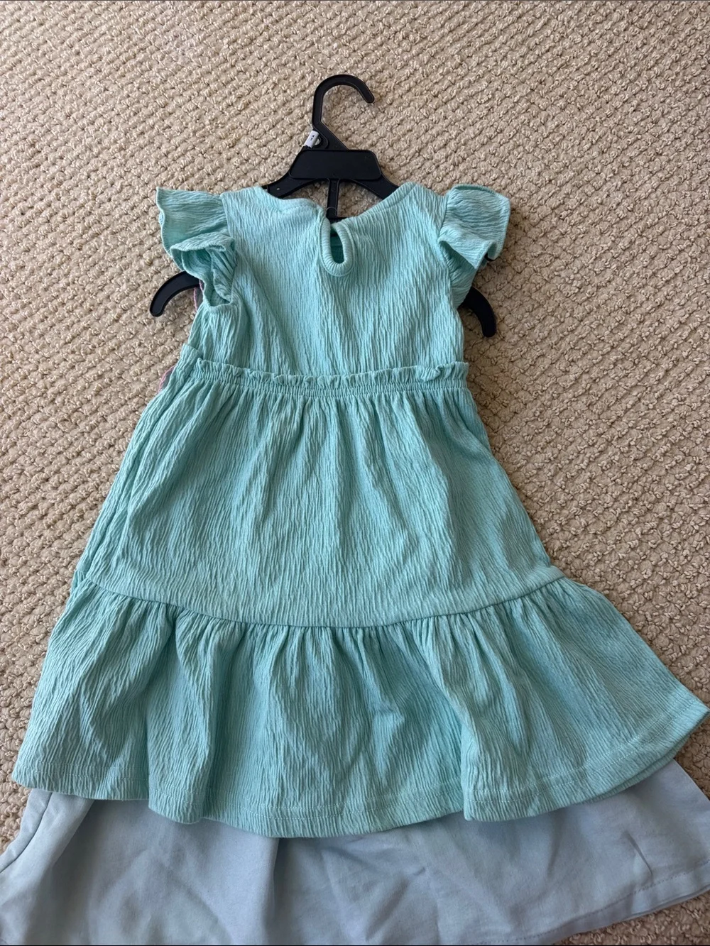 Picapino Set of 2 Light Blue Girls' Summer Dress and Mint dress size 4